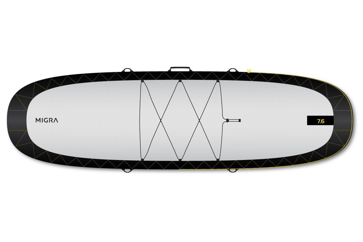 MIGRA バッグ サーフボード ミグラ bag surfboard 6.7 MIGRA Surfboard NATURAL STUDIO — Bag サーフィン・ボディボード